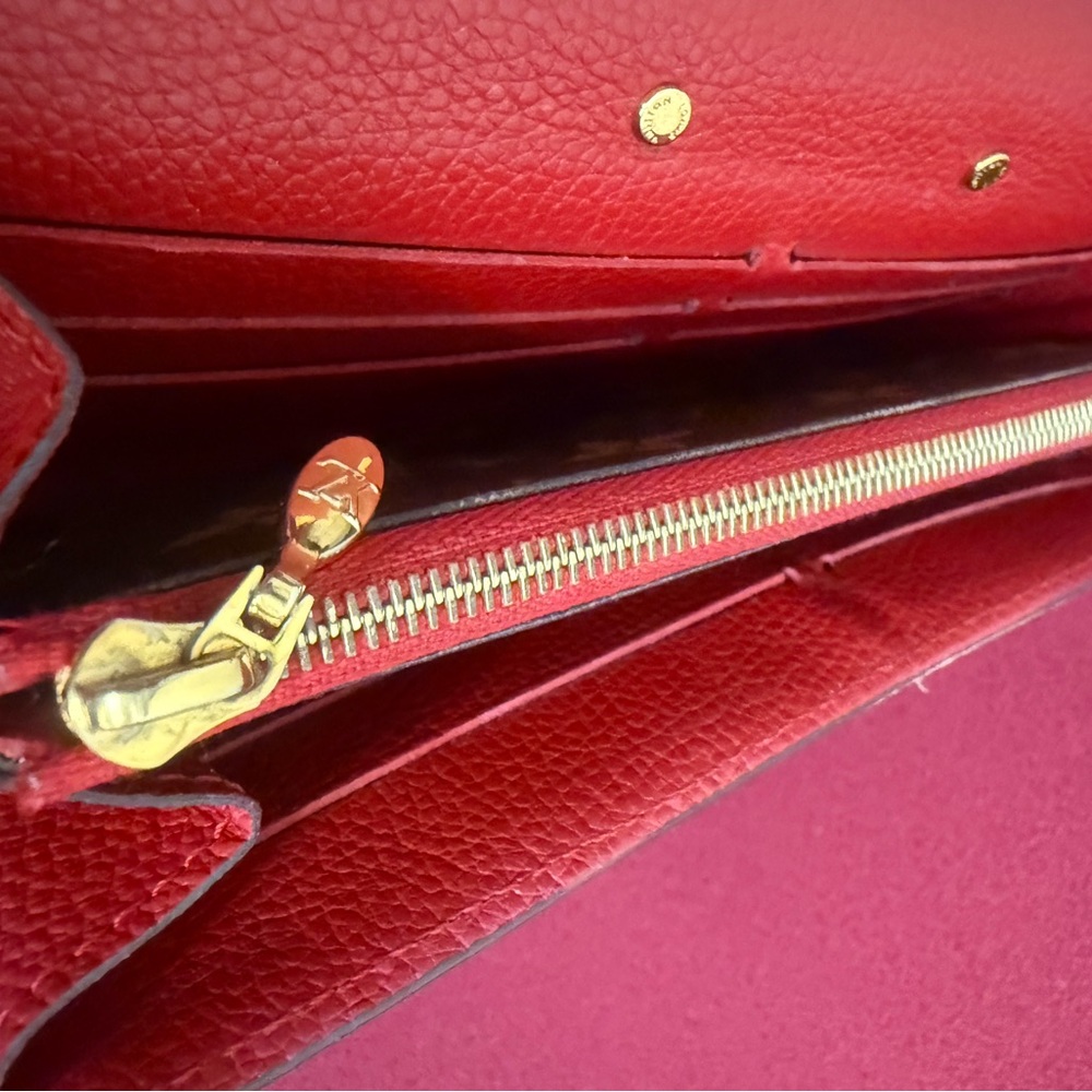 Louis Vuitton Authenticated Pallas Monogram and Red Wallet - Picture 13 of 16